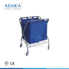 AG-SS023 askıya alma çantası ile tıbbi keten sepeti mobil hastane kıyafetleri arabası