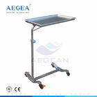 AG-SS008A Tepsi standı paslanmaz çelik cerrahi odası kullanılan yükseklik tıbbi mayo arabası ayarlamak