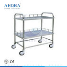 AG-SS020 304 paslanmaz çelik hastane enstrüman tıbbi tedavi arabası