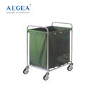 Yıkanabilir toz torbası ile AG-SS013 ticari çamaşır makinesi paslanmaz çelik arabası
