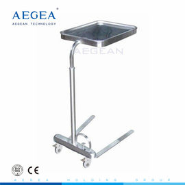 AG-SS008C CE ISO onaylı 304 paslanmaz çelik hareketli cerrahi oda hidrolik mayo masa
